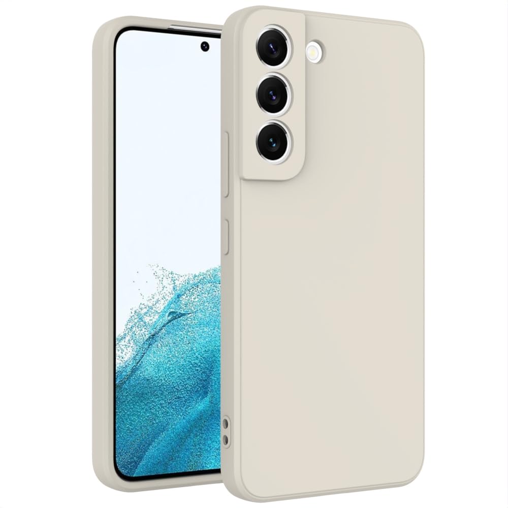 Wogroo For Samsung Galaxy S22 Case White, Scratch Resistant With Soft Touch, Slim Thin Phone Cover For Samsung Galaxy S22