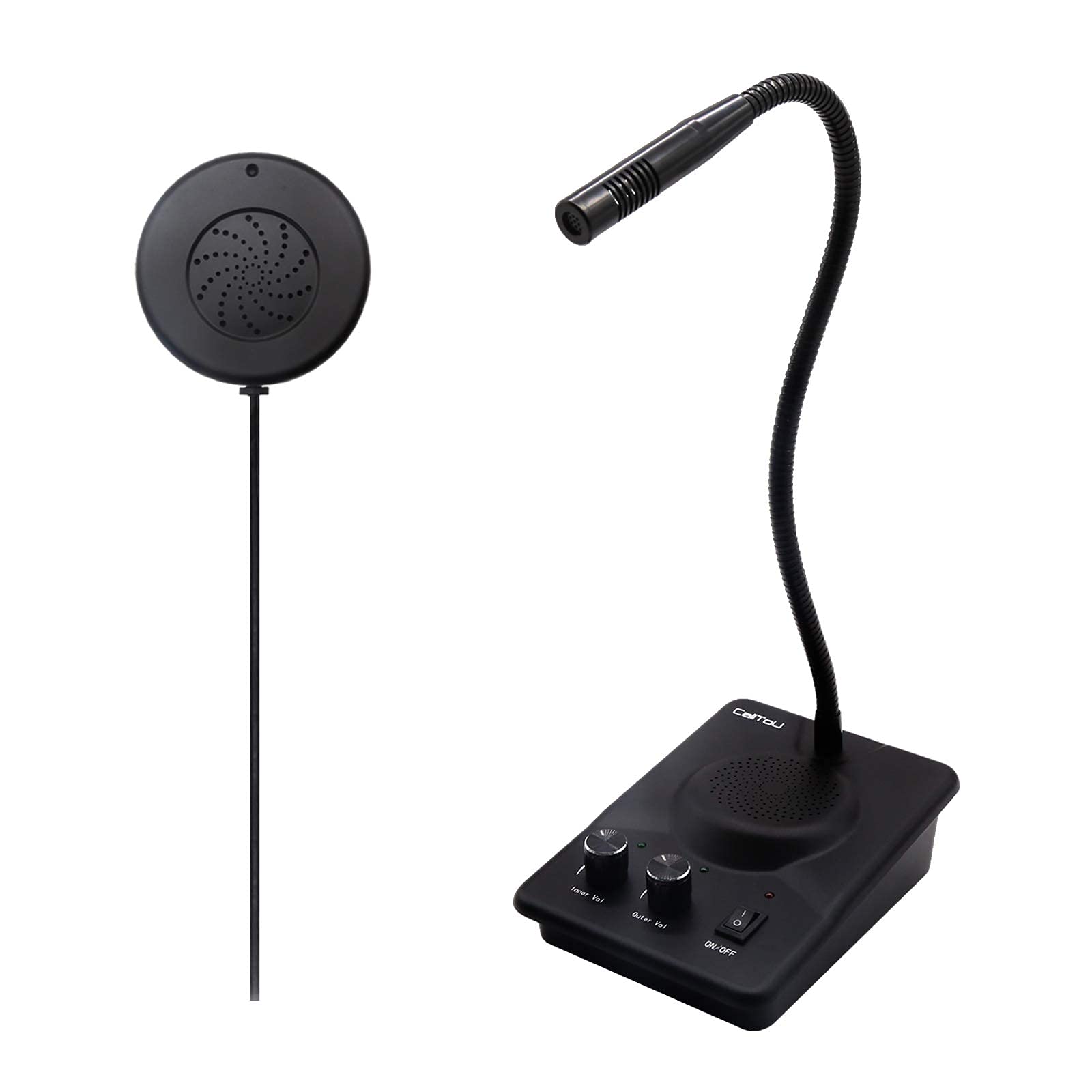 Calltou Window Speaker Intercom System And Counter Intercom For Bank Hospital Office Store Bus Station Ticket Booth Window