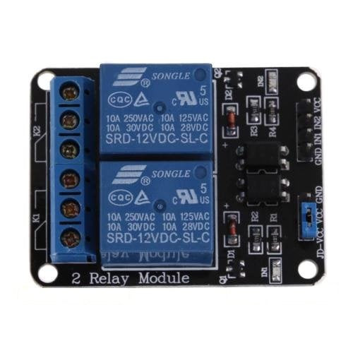 Robodo Mo59 2 Channel 12V 10A Relay Control Board Module With Optocoupler For Pic Avr Arm