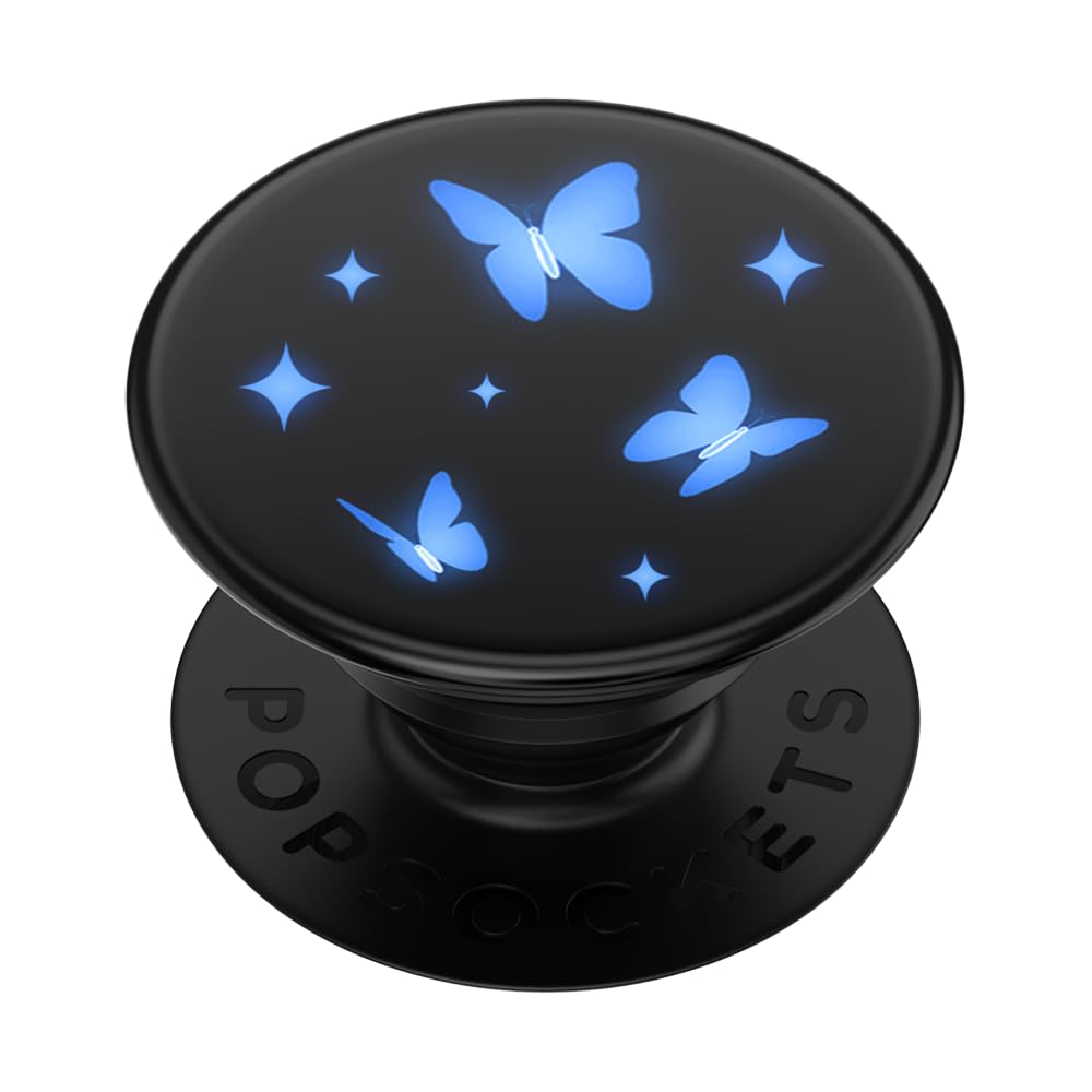PopSockets Phone Grip with Expanding Kickstand, Adhesive Grip - Moon Flutters