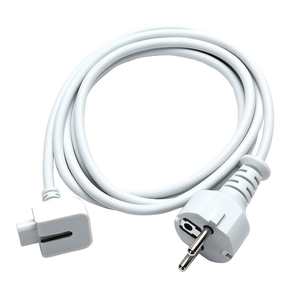 WESAPPINC Replacement Extension Power Cord European Standard Plug 6 Feet Cable for Apple MacBook 45W 60W 85W Magsafe or Magsafe 
