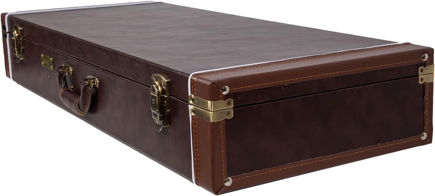 Crossrock Rectangular Wooden Case Fits F-Style Mandolin-Vintage Brown (Crw620Mfbr-R)