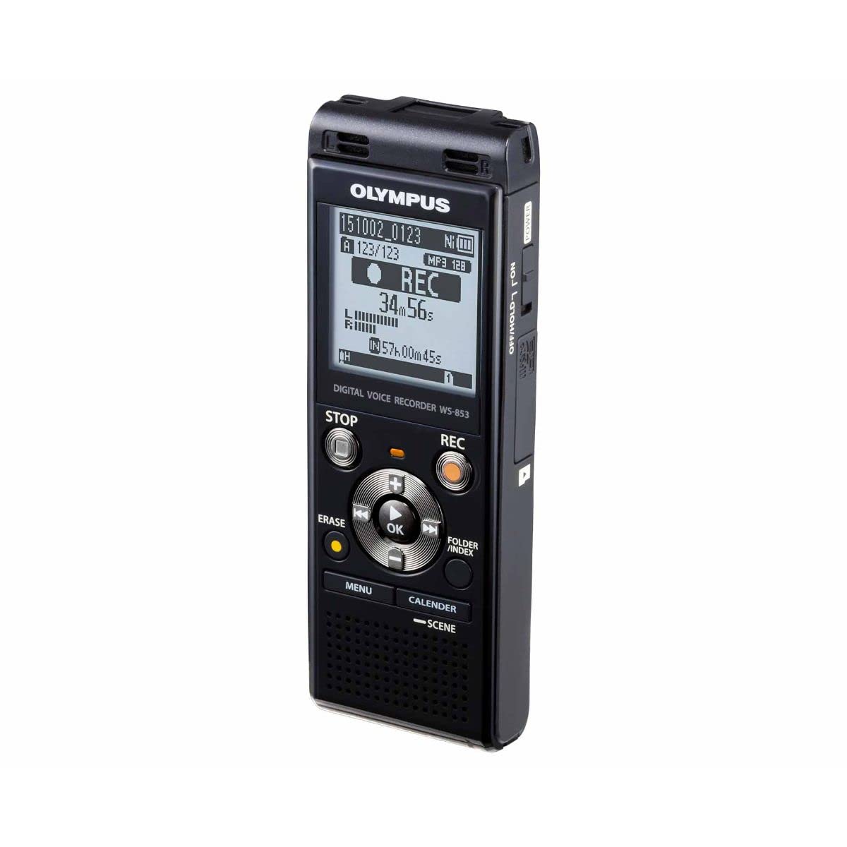 Olympus Ws 853 Digital Voice Recorder   4.1 Cm (1.6'') Lcd   8 Gb Flash Memory