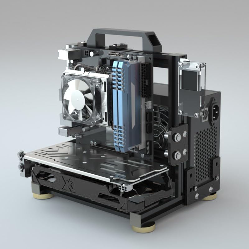 Pc Creative Assembly Frame Test Bench,Open Air Frame Case, Diy Computer Motherboard Case Rack, Itx Atx Matx/Eatx Open Aluminum F