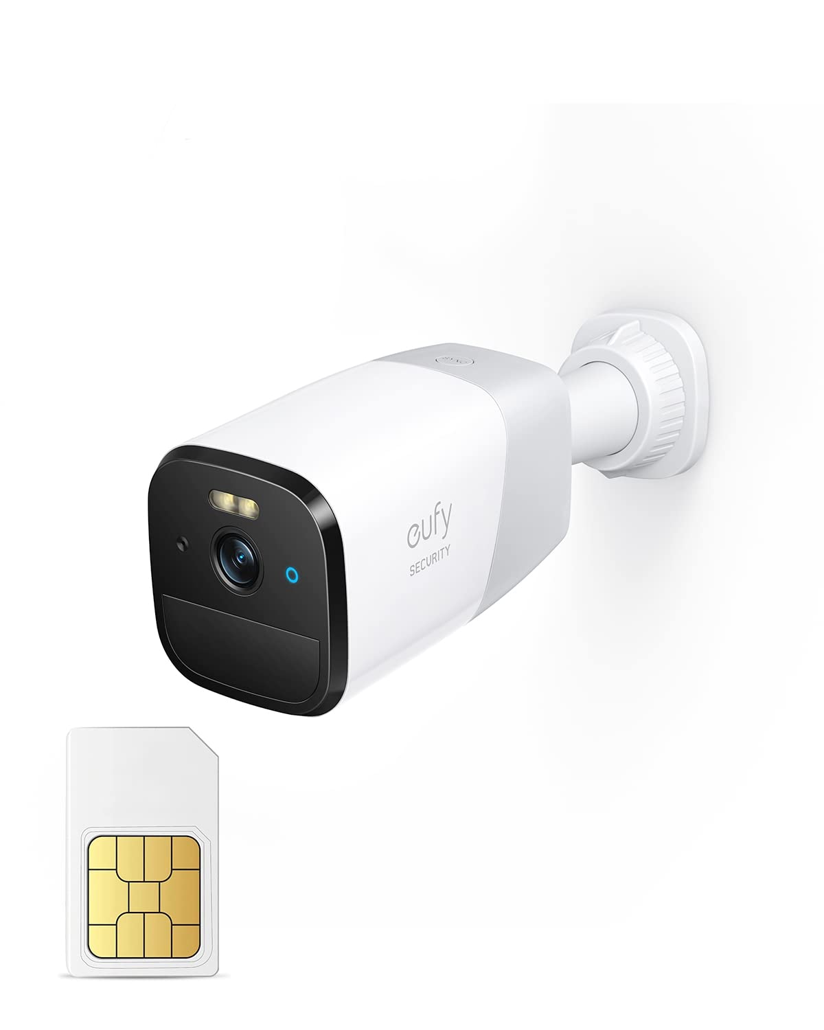 Eufy Security 4G Lte Cellular Security Camera Wireless With 2K Hd, Starlight Night Vision, Human Detection, Gps. Includes Sim Ca