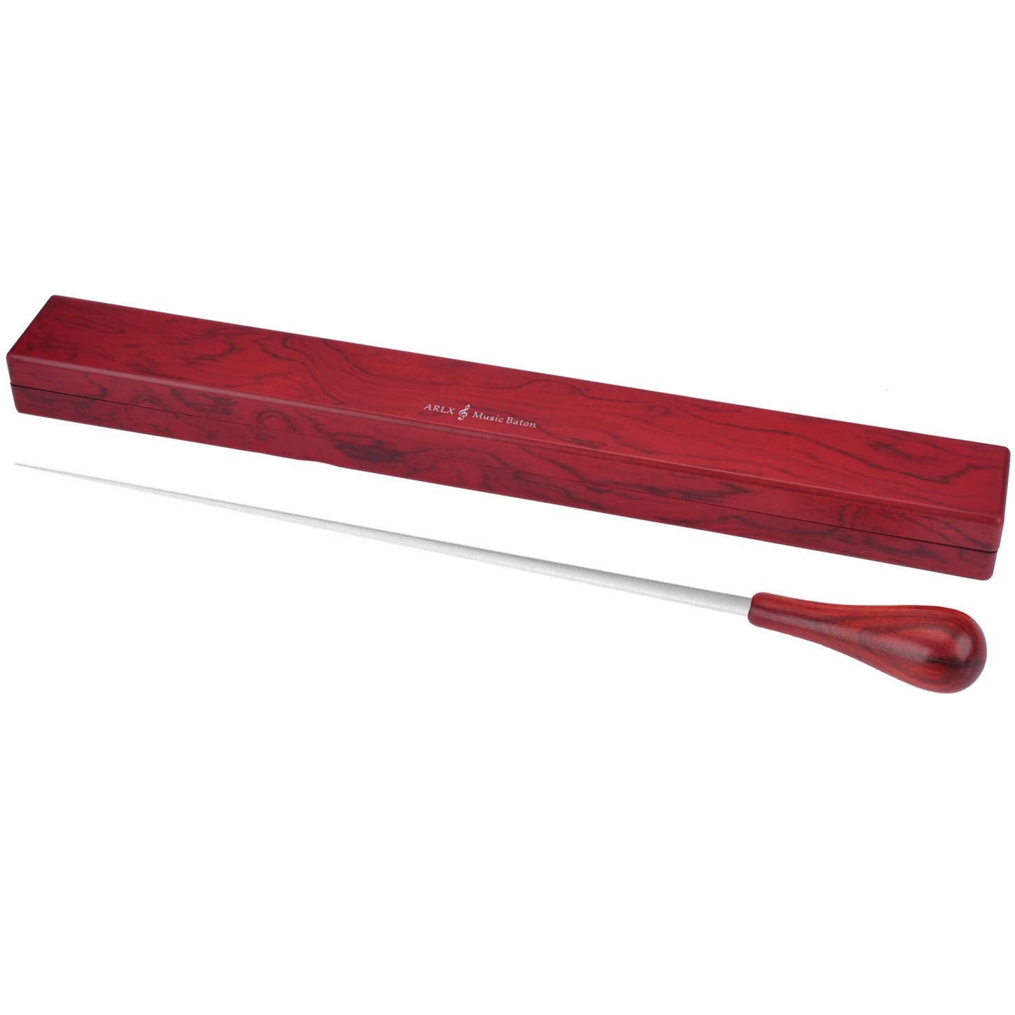 Music Conducting Baton Orchestra Baton Rosewood Handle Baton With Wooden Gift Box Conducting Baton(Rosewood Baton+Wooden Box)