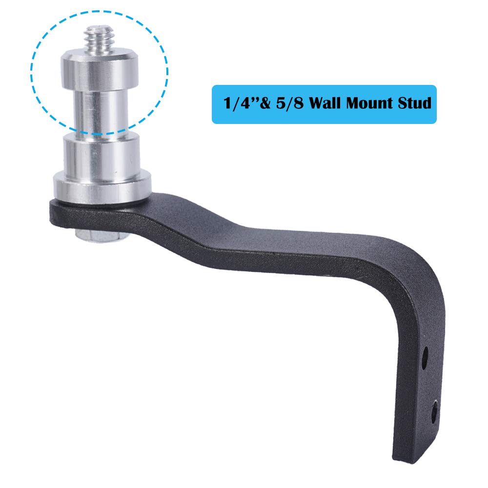 Wall Ceiling Mount Table Light Bracket 5/8' Stud With 1/4' Thread Anchor E Type For Photo Studio Video Flash Lighting, Camera Gear Photography