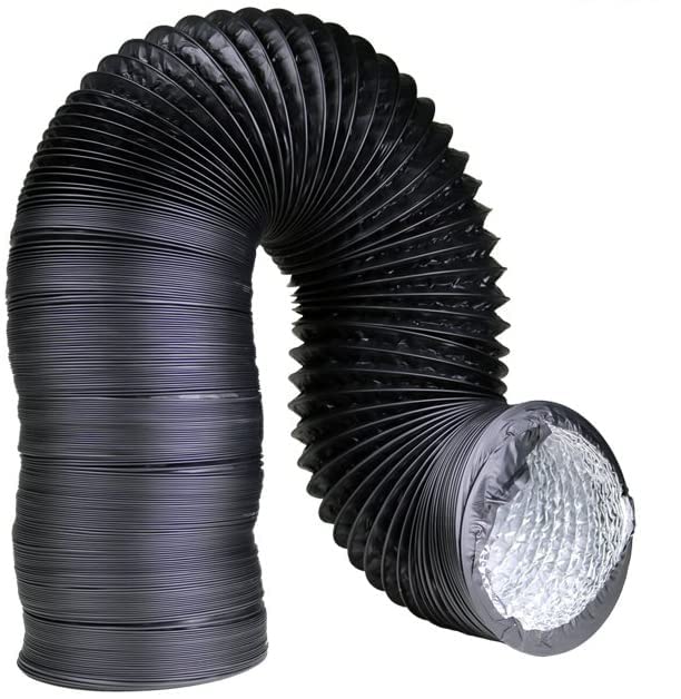 4 Light Proof Black Ducting