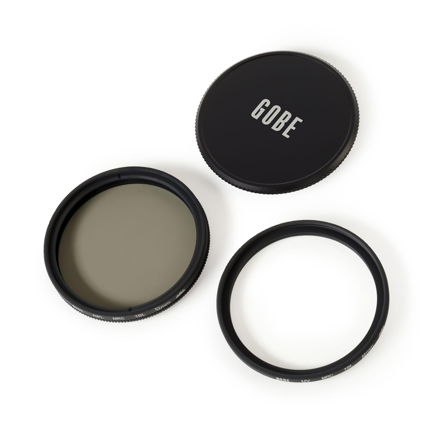 Gobe 52Mm Uv + Circular Polarizing (Cpl) Lens Filter Kit (3Peak)