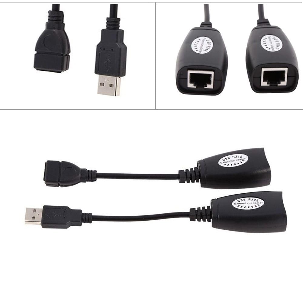 MOPFOL USB to RJ45 Ethernet Adapter  Wired Network Extender for Cat5/Cat6/USB Devices, Compatible with Keyboard Mouse Webcam Pr