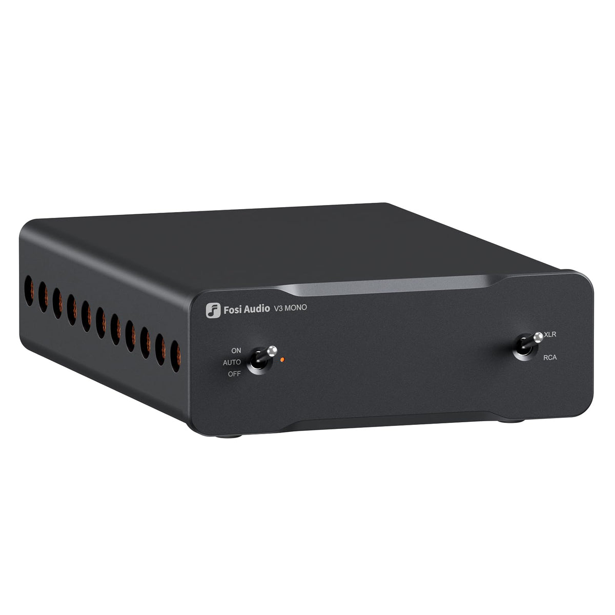 Fosi Audio V3 Mono Power Amplifier For Home Audio Speakers, Mini Monoblock Class D Amp With Tpa3255, 240W For Hifi Home Theater