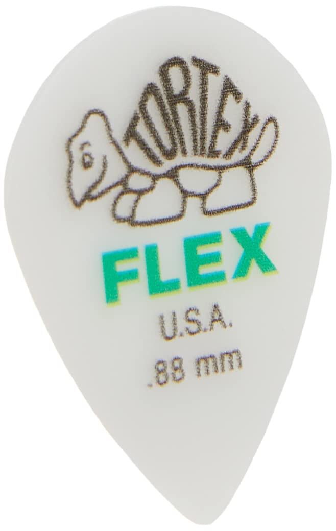 Jim Dunlop Tortex Flex Jazz Iii Xl .88Mm 72 Pack Guitar Picks (466R.88)