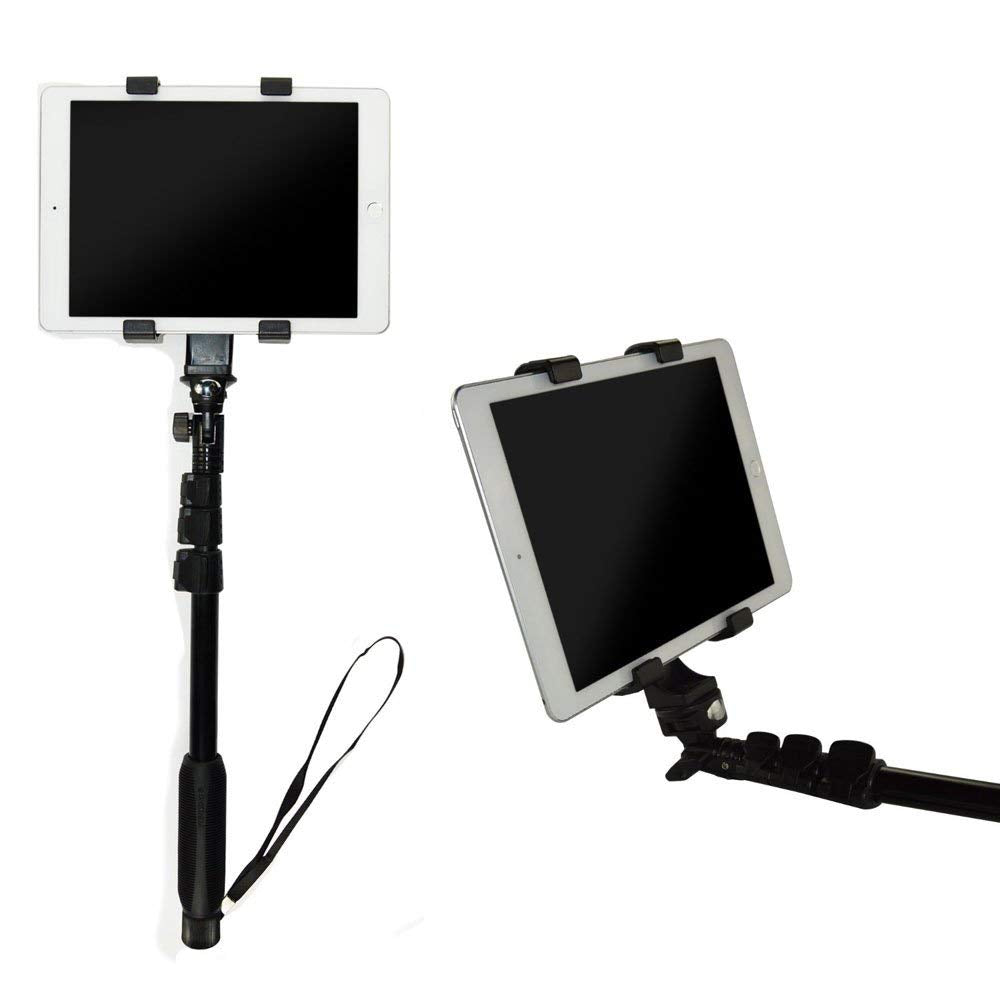 Tougs Universal Tablet Tripod Mount Holder For Apple Ipad, Samsung Galaxy Tab, Google Nexus, Iphone - Black
