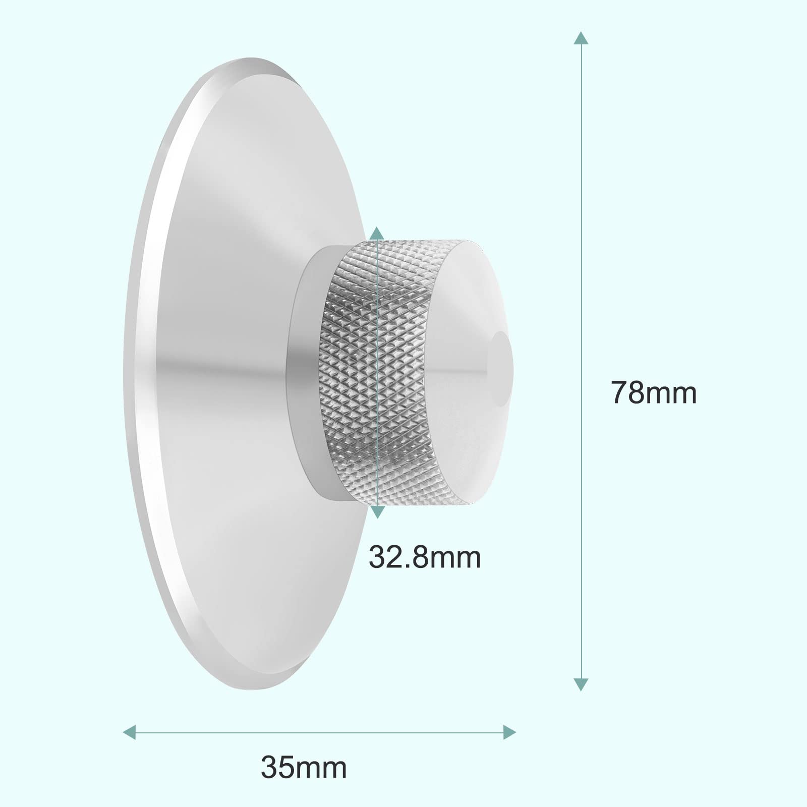 Stainless Steel Heavy Record Weight Stabilizer, Audiophile Turntable Weight Clamp With Protective Soft Pad For Hifi Lp Record Pl