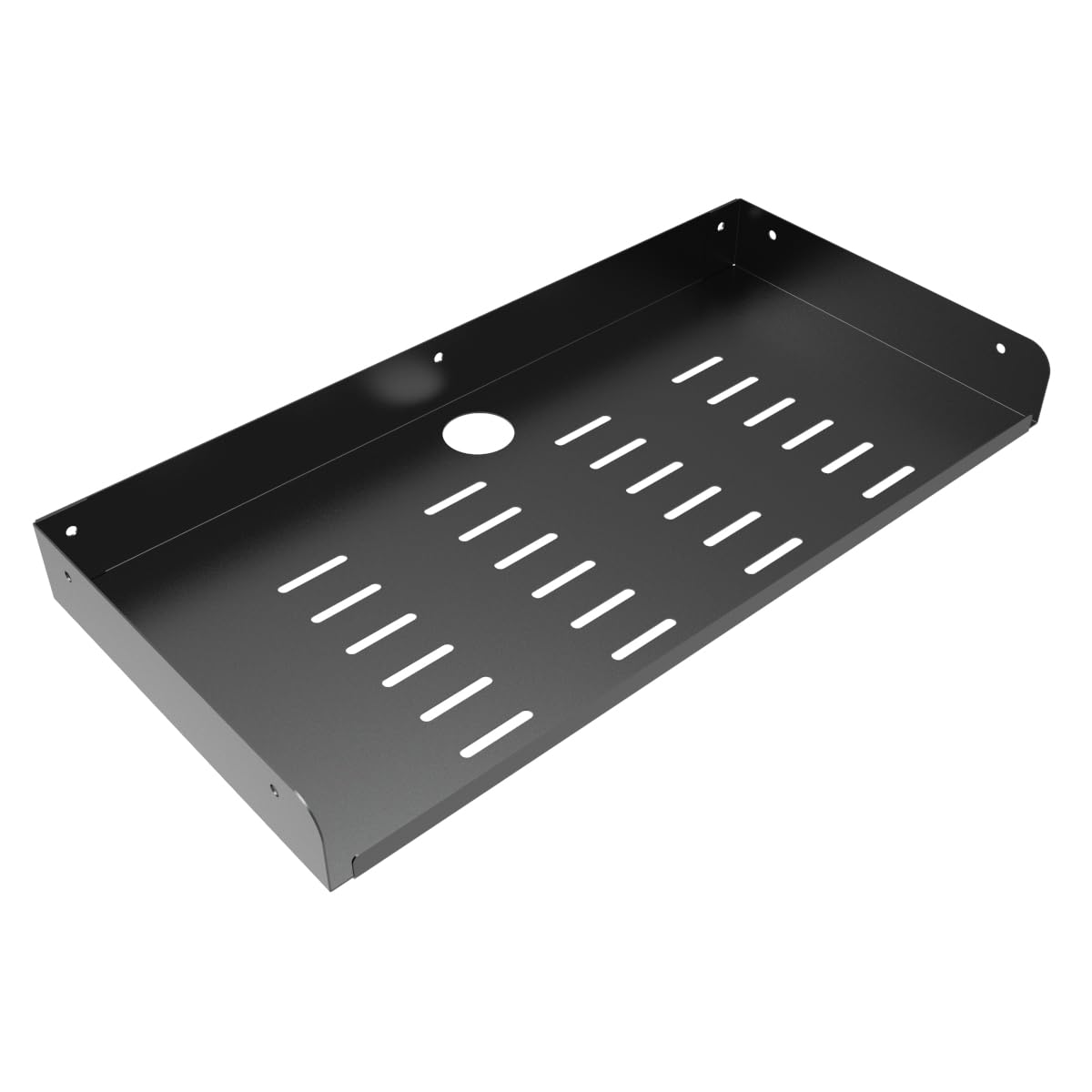 Jingchengmei Metal Floating Wall Mounted Shelf Bracket For Av, Tv Accessories, Wifi Router, Tv Box, Cable Boxes, Dvd Player, Games Consoles Or Other Small Projectors (16.6 Inches Width)