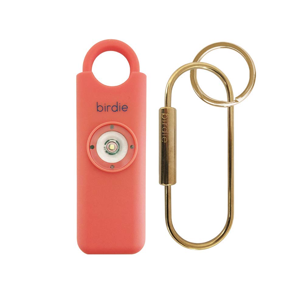 Shes BirdieThe Original Personal Safety Alarm for Women by WomenLoud Siren, Strobe Light and Key Chain in a Variety of Colors 