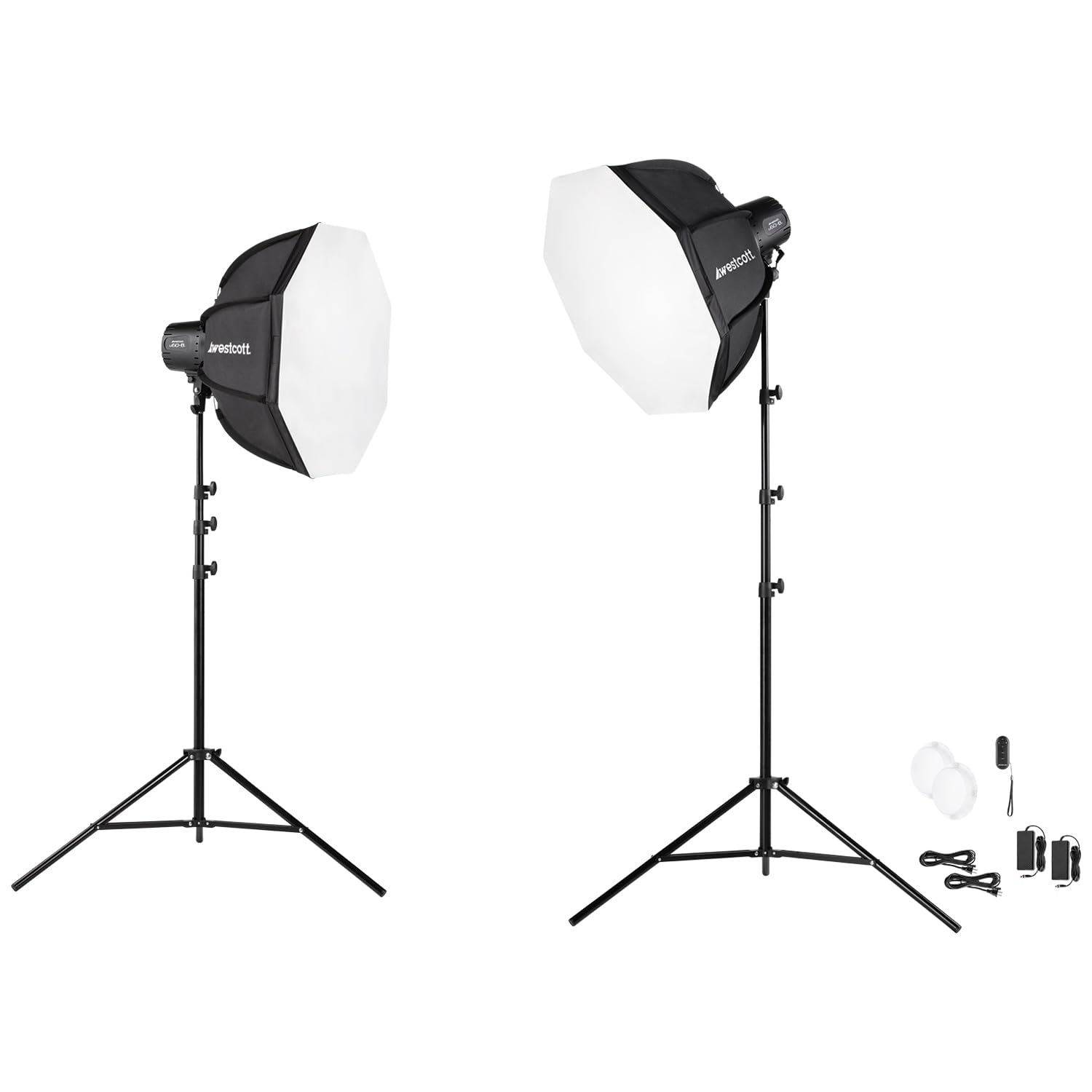 Westcott U60-B Bi-Color Led 2-Light Softbox Kit For Content Creators, Product Photography, Actor Self Tapes, And Interviews
