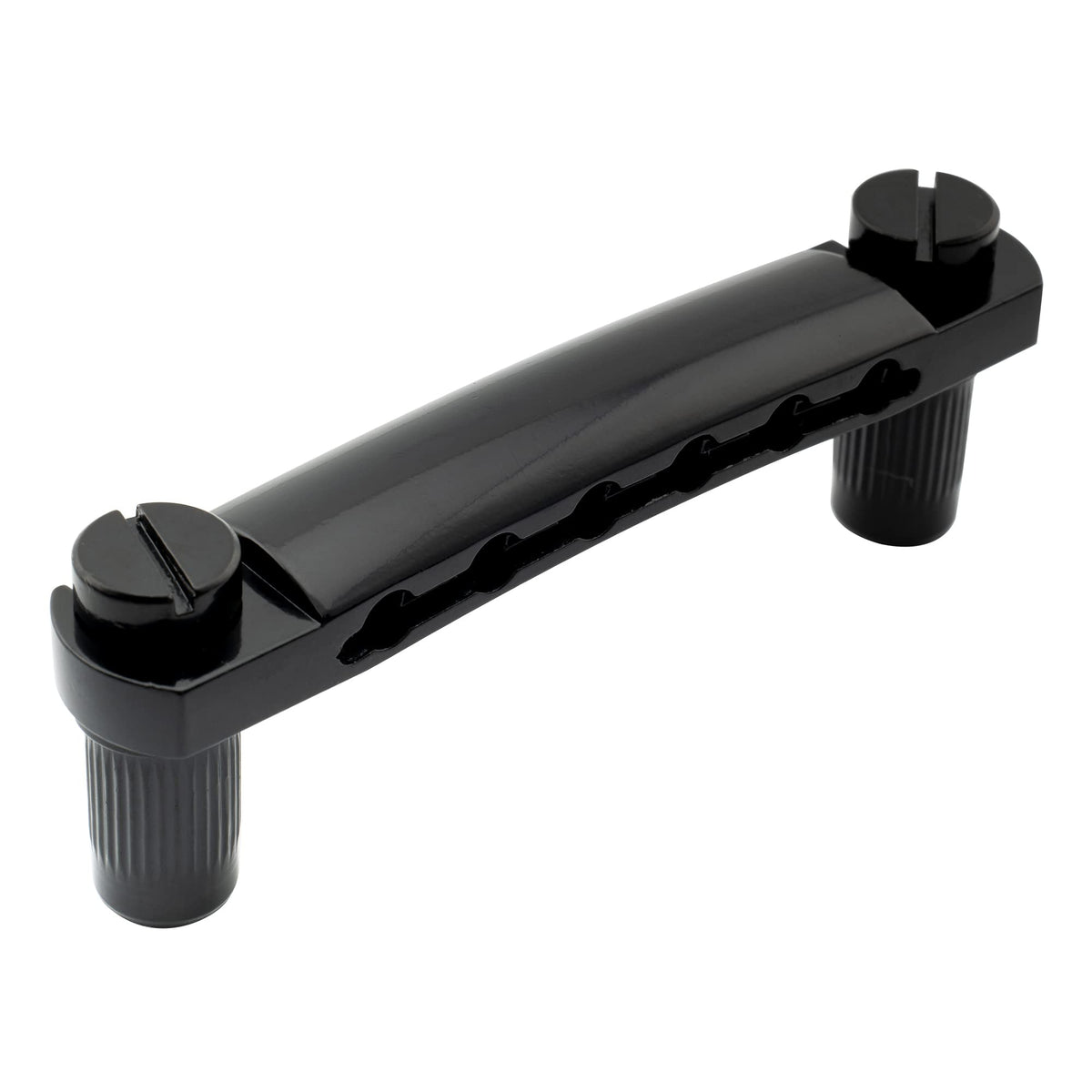 Musiclily Abr 1 Style Tune O Matic Stop Tailpiece For Les Paul Style Guitar Replacement, Black