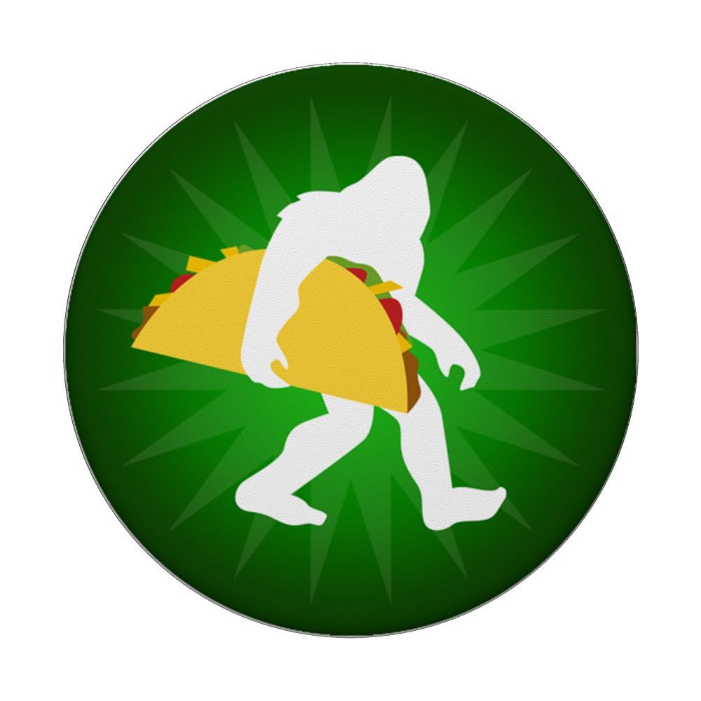 Bigfoot Taco Green Ombre Popsockets Stand For Smartphones And Tablets Popsockets Adhesive Popgrip