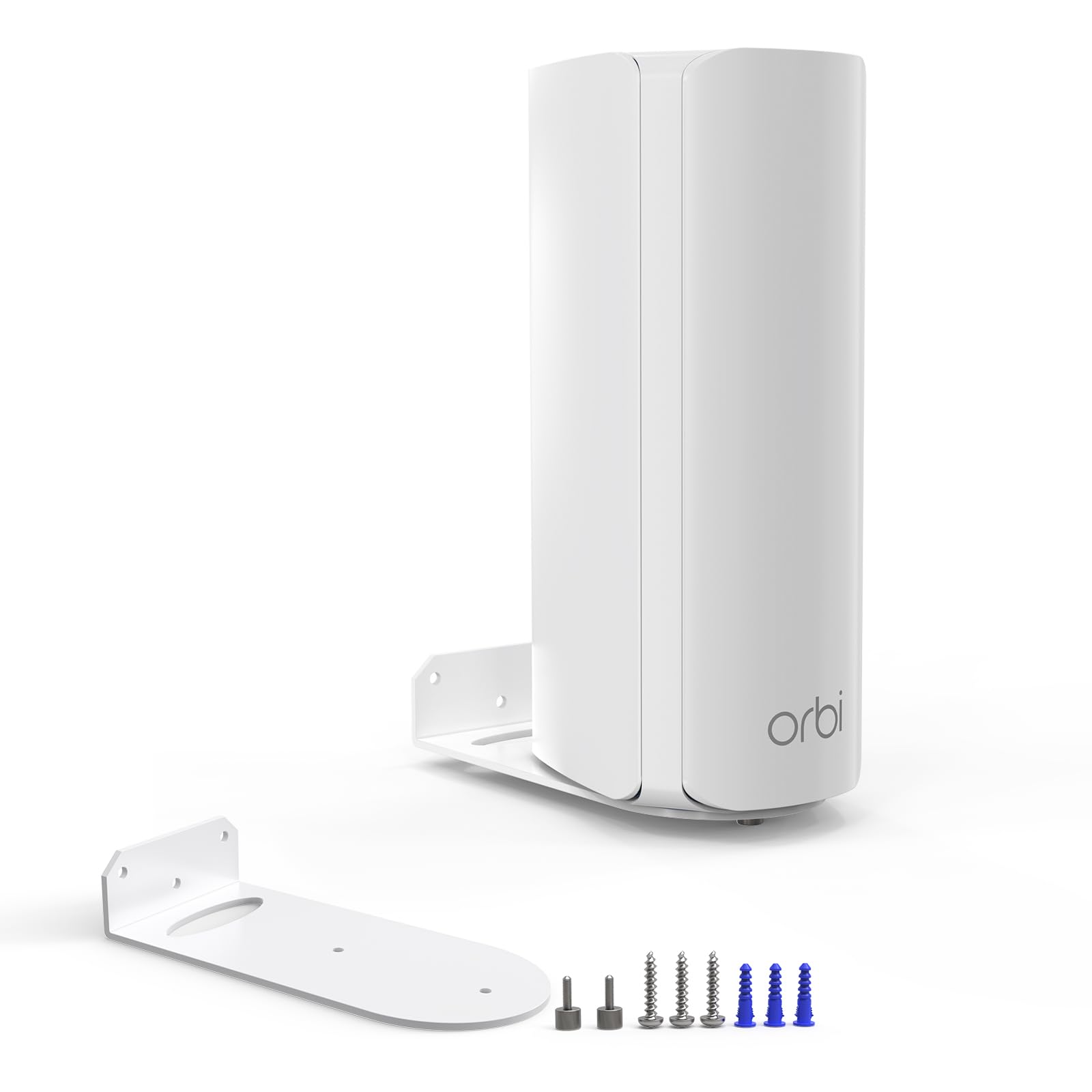 Wall Mount Holder for NETGEAR Orbi 770/870/990/370 Series Tri-Band WiFi 7 Mesh Network System (RBE773,RBE873,RBE973S),Simple and