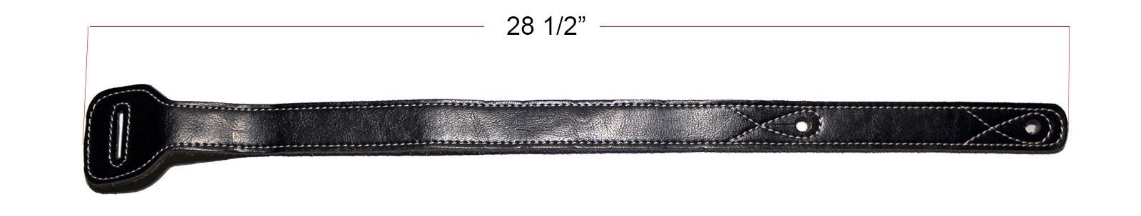 Walker & Williams Xl 72 Dark Brown Guitar Strap Extender Lengthens W&W (And Other) Straps Up To 60''