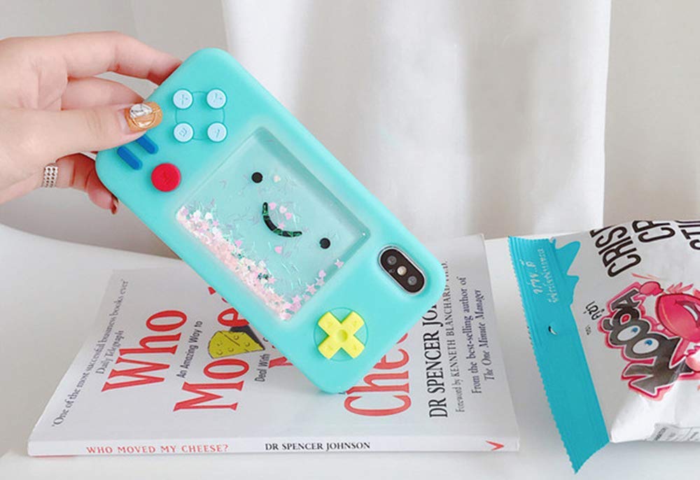 Unnfiko Squishy 3D Cartoon Game Case Compatible With Iphone Xr, Creative Liquid Stars Funny Play Case Soft Rubber Protective Cov