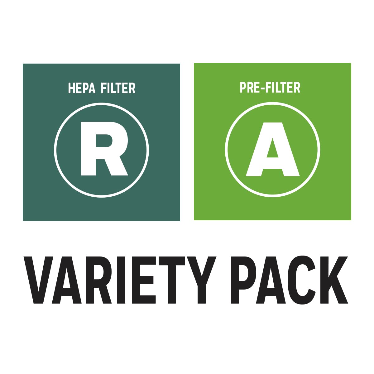Honeywell Hepa Air Purifier Filter Kit   Includes 2 Hepa R Replacement Filters And 4 A Carbon Pre Cut Pre Filters   Airborne All