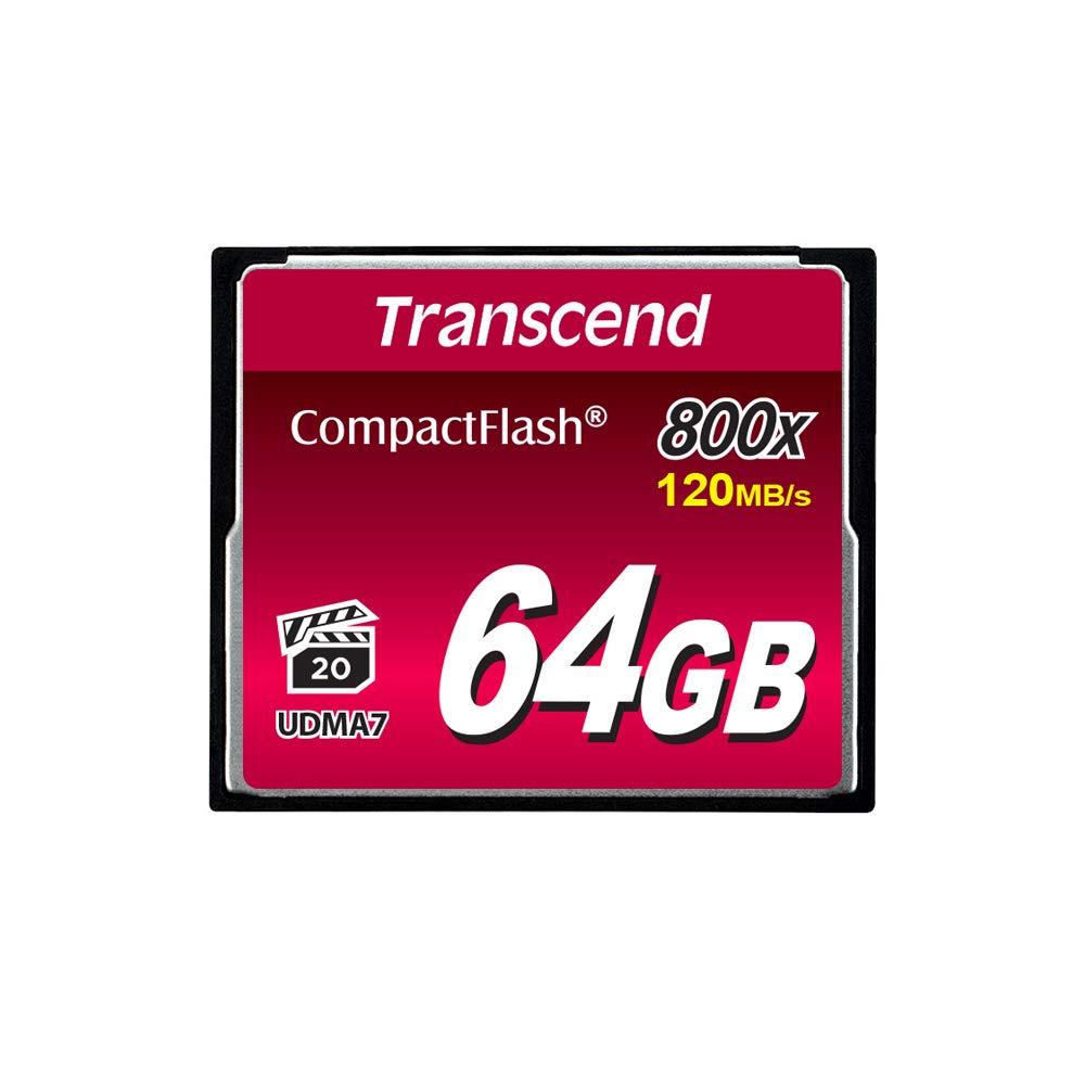 Transcend 64Gb Compactflash Memory Card 800X (Ts64Gcf800)