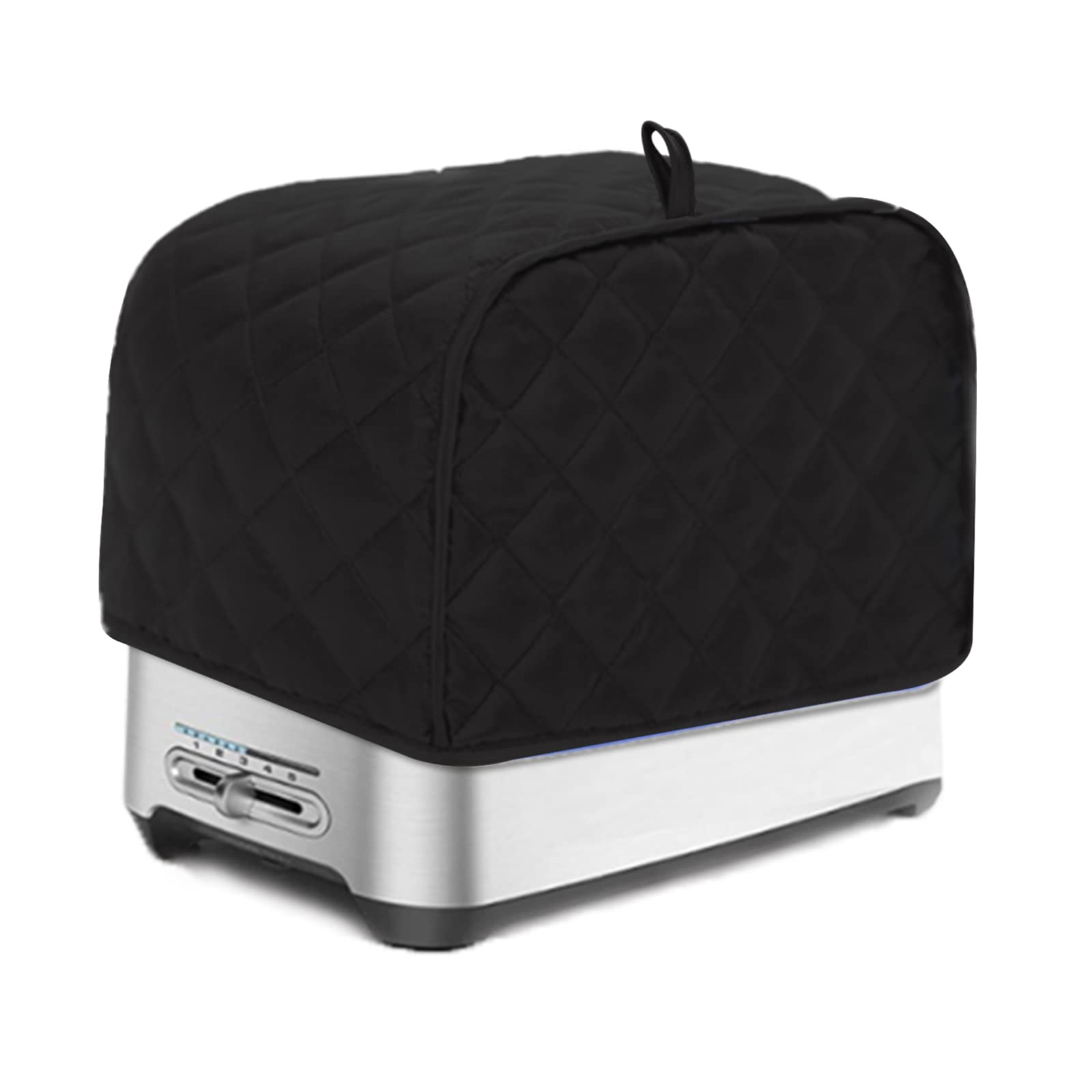 Kinmad Polyester Fabric Quilted Four Slice Bread Toaster Cover Bakeware Protector, Dust And Fingerprint Protection  Best Gift Fo