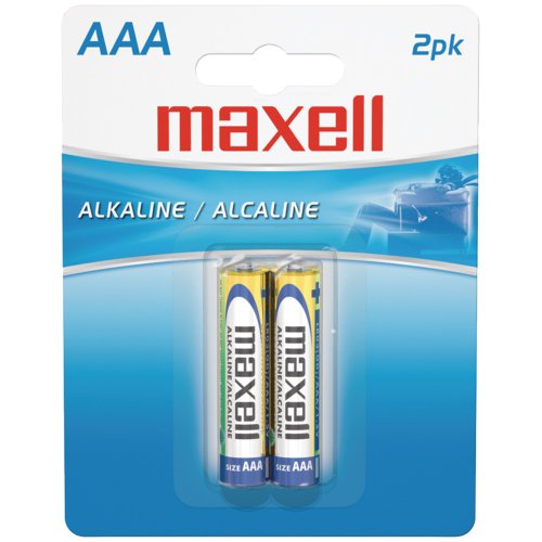 Maxell Aaa Gold Series Alkaline Battery Retail Pack   2 Pack