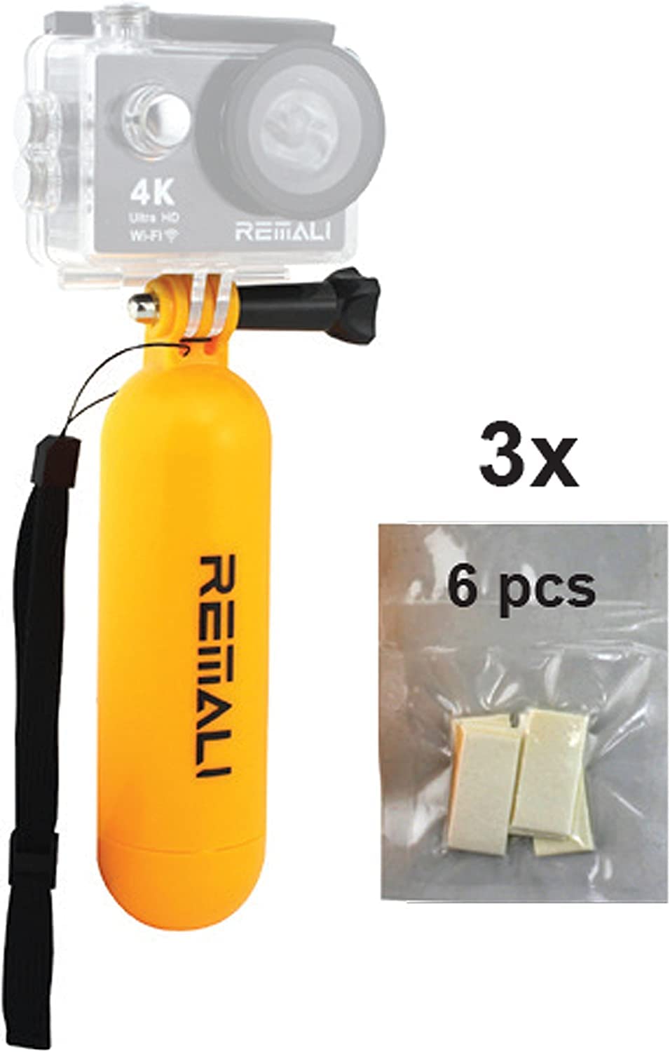 Remali Hand Held Floaty And 18 Anti-Fog Insert Combo Action Camera Accessories