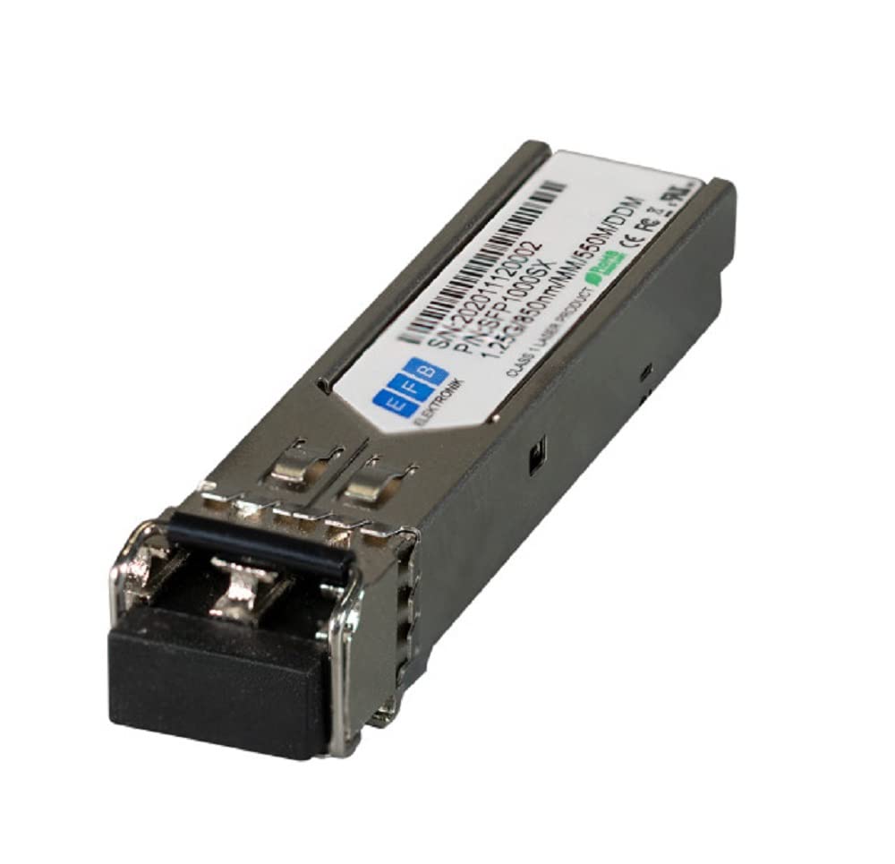EFB SFP Module 1.25G SFP MM 850nm VCSEL 550m LC DDM, Compatible with Cisco GLC-SX-MMD