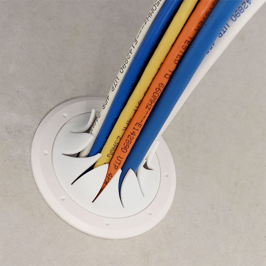 Construct Pro Speedyz Spring Lock 2    Cable Pass Through Port (White/Pair)