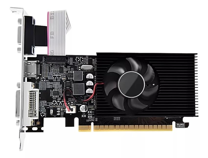 Xuanmo Gt 730 Low Profile Pc 4Gb Graphics Card Ddr3 Directx 11 128 Bit, Vga/Dvi D/Hdmi, Pci Express 2.0 X 16, Nvidia Video Card,