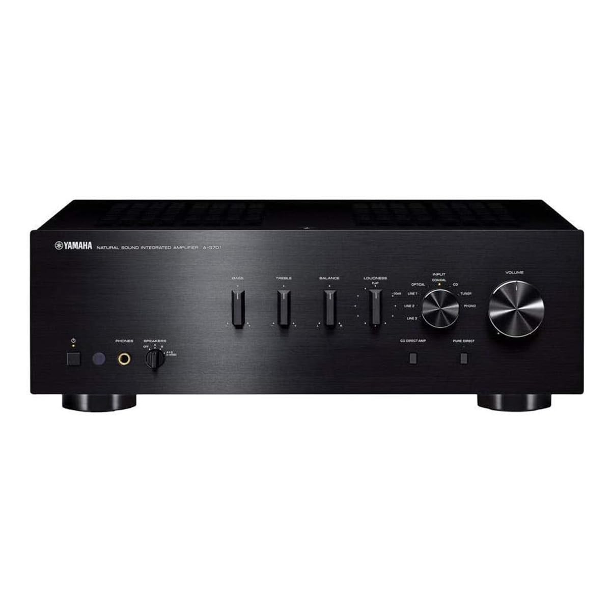 Yamaha Audio A S701Bl Natural Sound Integrated Stereo Amplifier (Black)