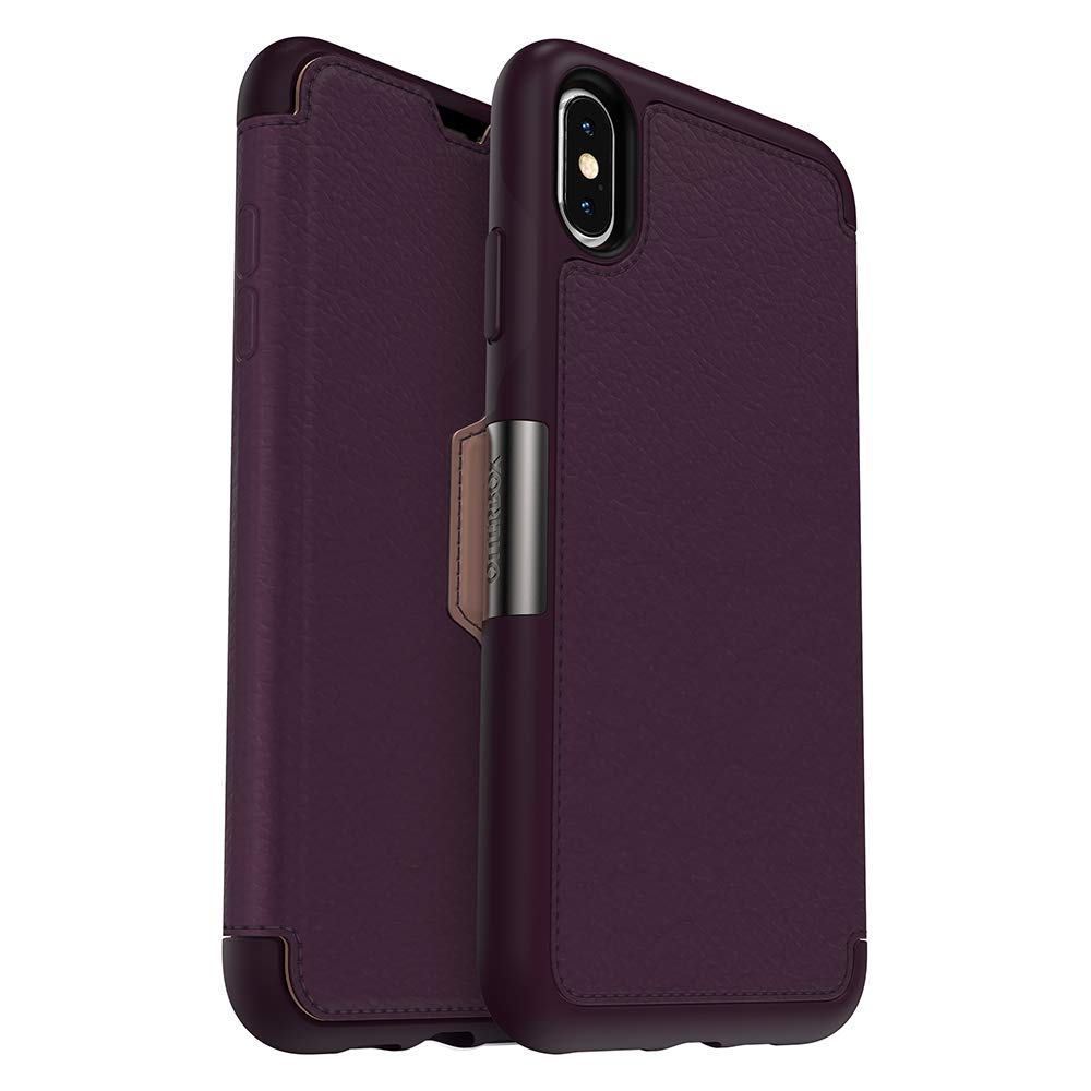 Otterbox Strada Series Case For Iphone Xs Max   Retail Packaging   Royal Blush (Winter Bloom/Cameo Rose)