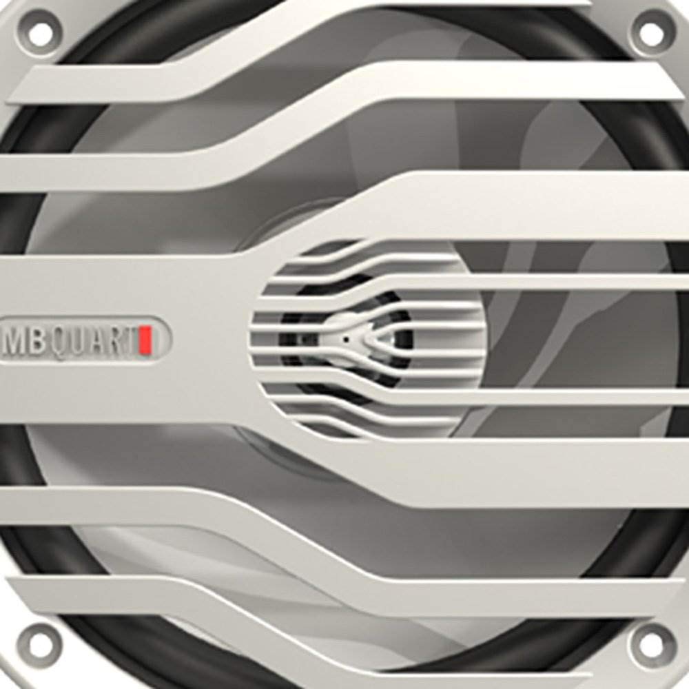 MB Quart NK2-116W Marine Speakers - 6.5 Inch, IPX67, 120W, White, Composite Material