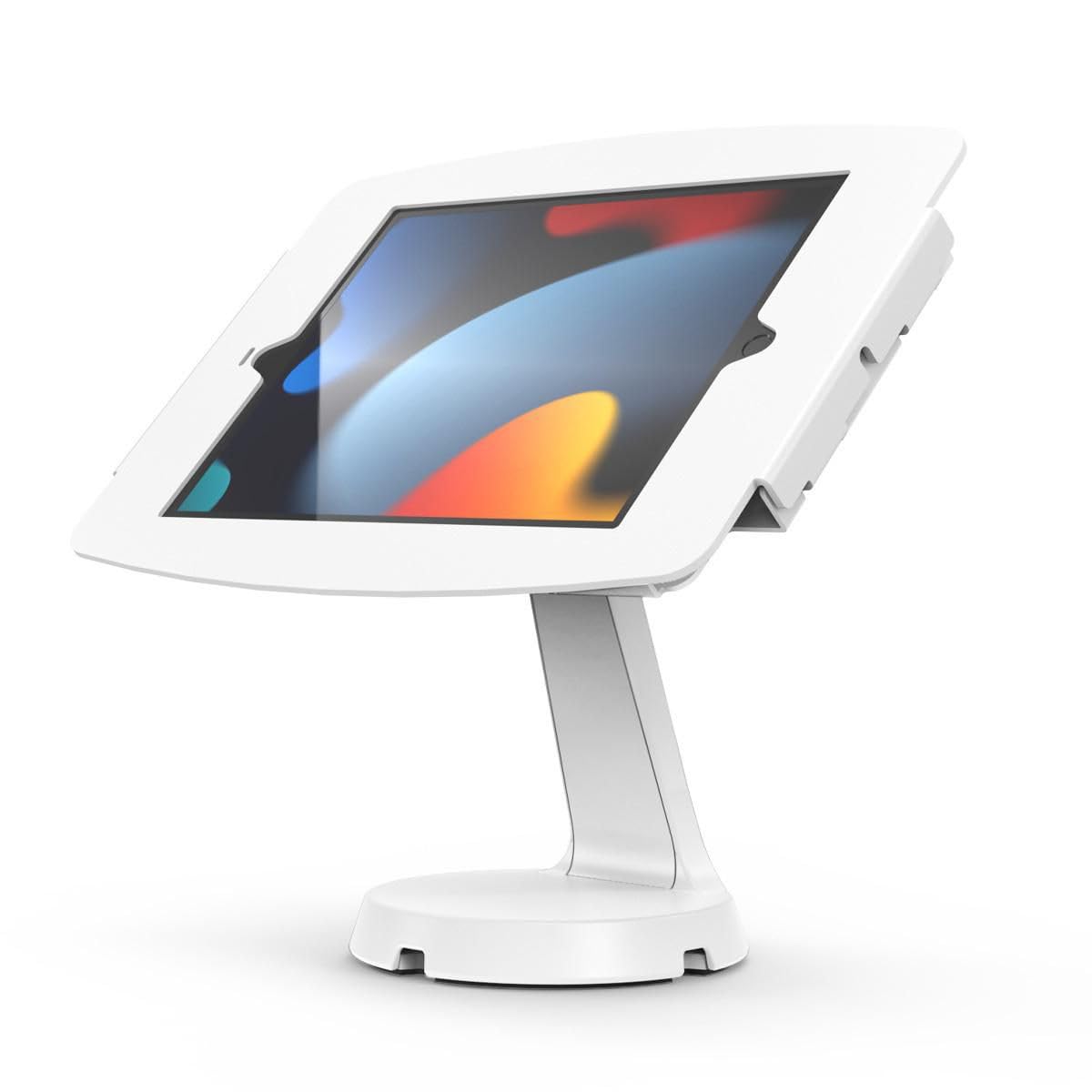 Ipad 10.2In Space Enclosure Mast Counter Stand White