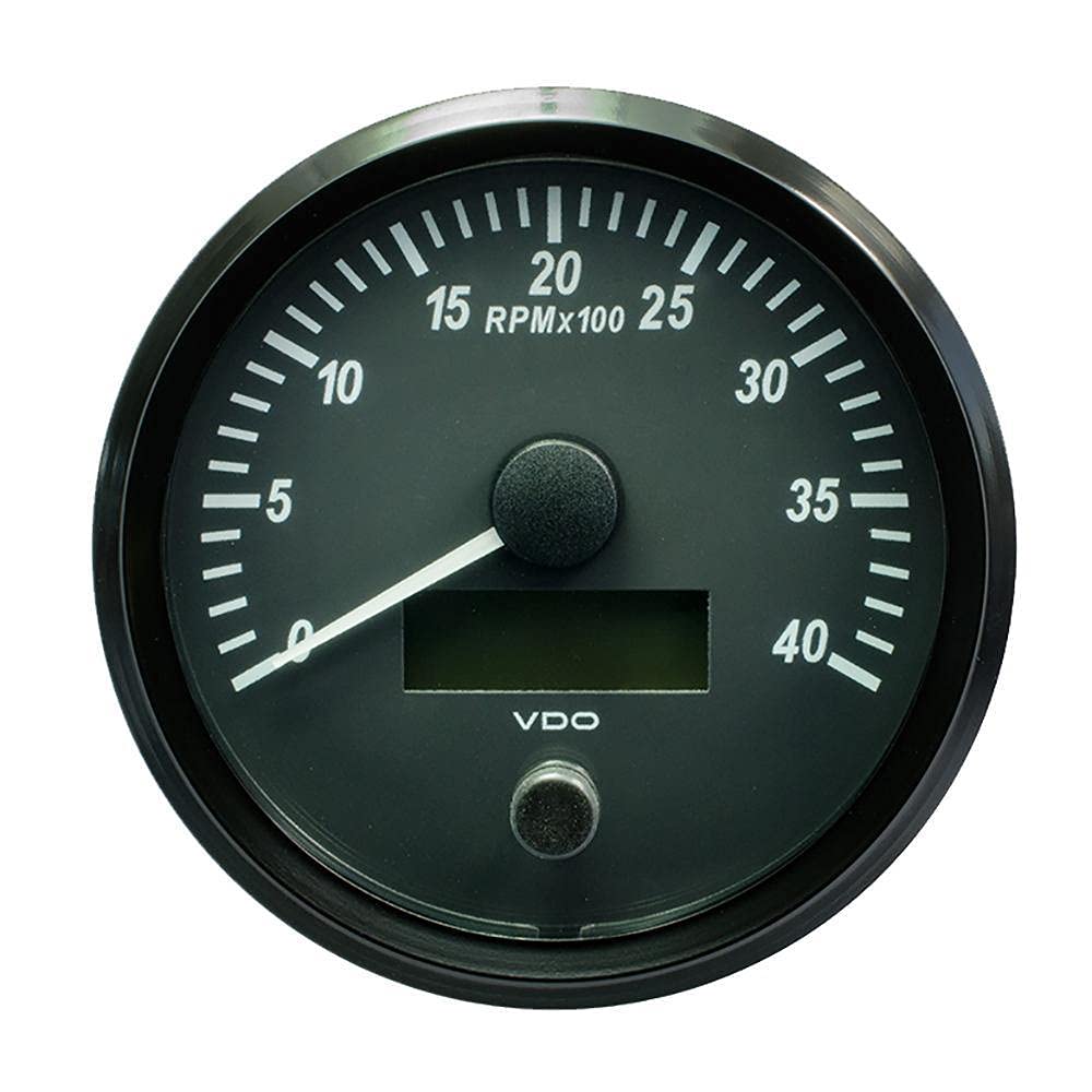 Vdo Singleviu 100Mm (4'') Tachometer - 4000 Rpm,WBAUVB08M11CRDD
