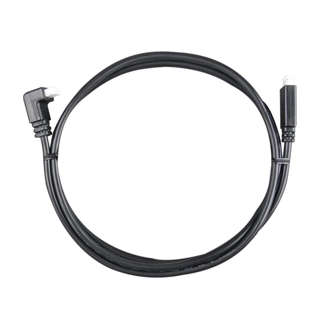 Victron Energy VE.Direct Cable, 32.81 ft (one Side Right Angle Connector)