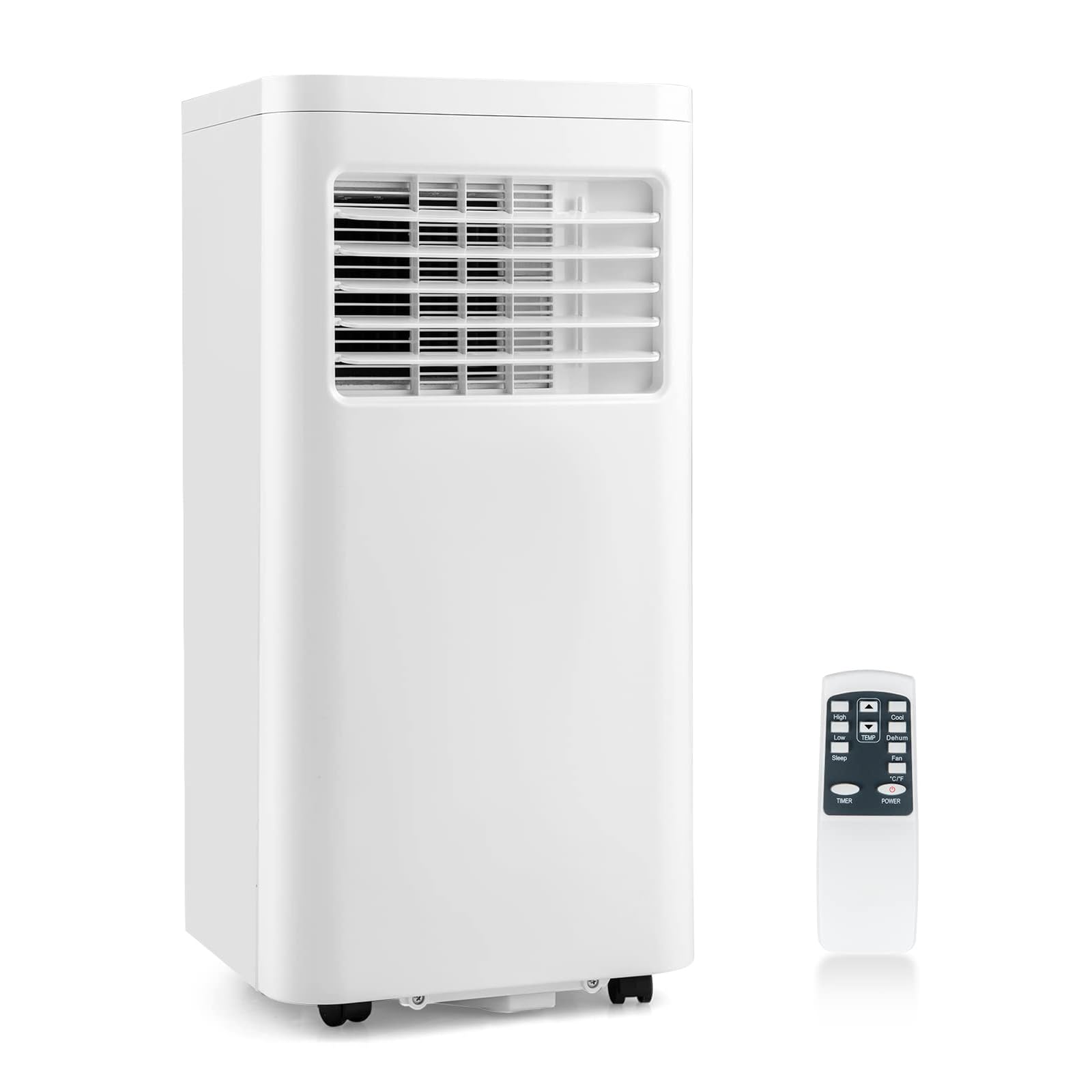 Dortala Portable Air Conditioner 8000 Btu, 3 In 1 Personal Ac Cooling Unit With Dehumidifier, 24H Timer, Remote Control, Window