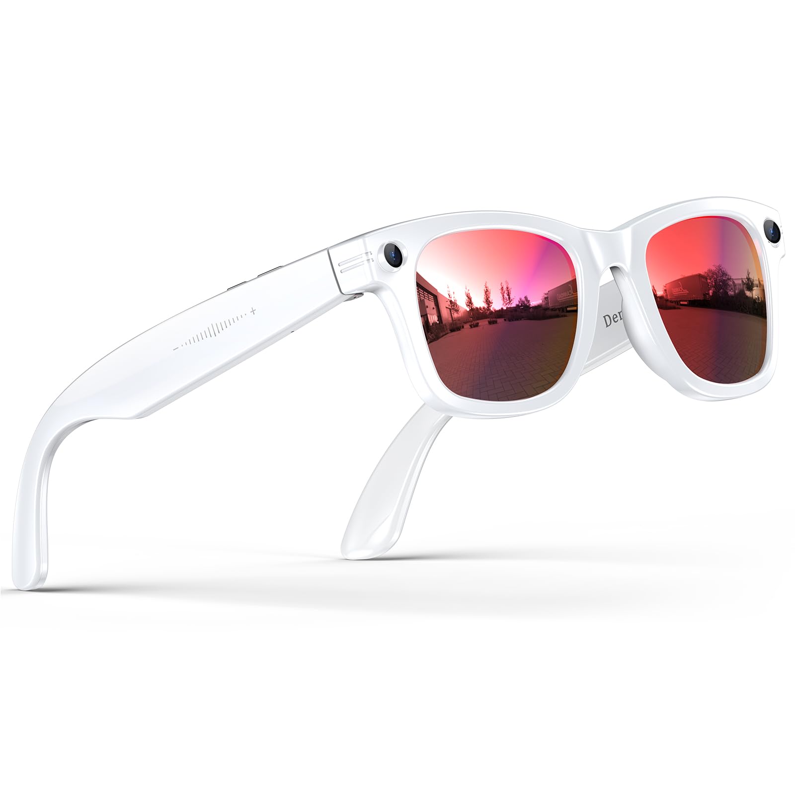 Smart Glasses with Camera, 800w Anti-Shake Camera Glasses, Ai Real-Time Translation, Ai Object Recognition, Voice Assistant, IP6
