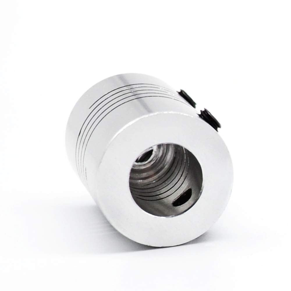 Saiper Flexible Couplings 5Mm To 8Mm (5Pcs) Aluminum Alloy Joint Connector Compatible With Nema 17 Stepper Motors, Reprap 3D Pri