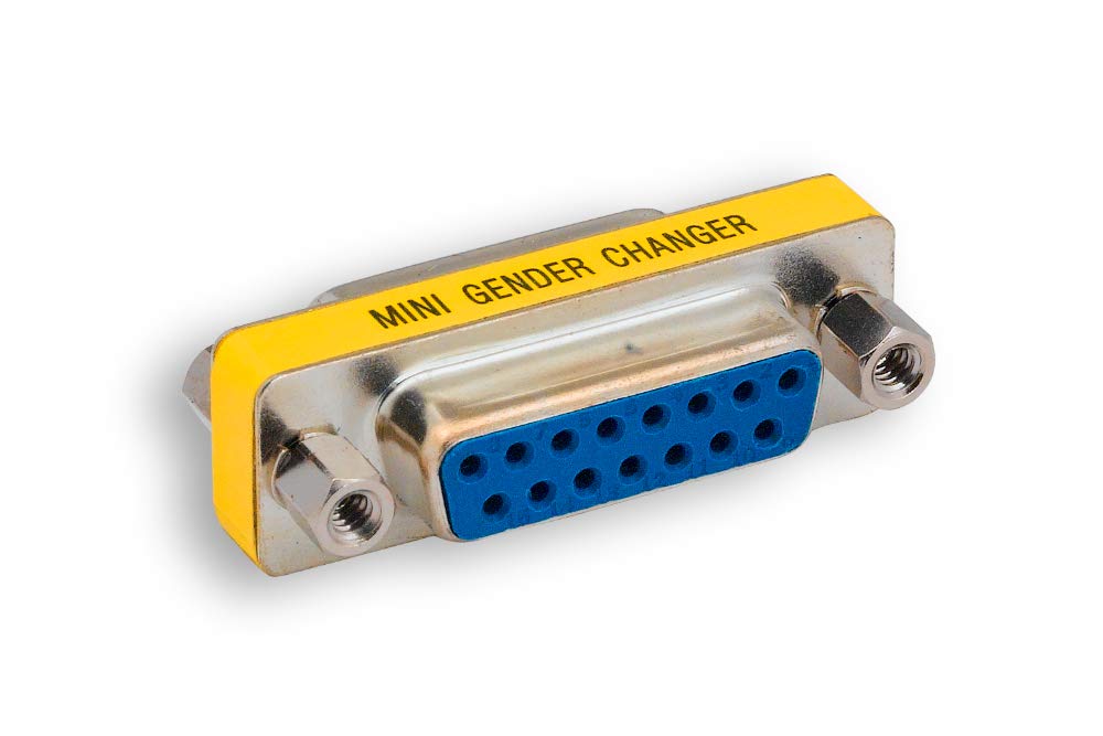 Cablelera ZAGA1677FF DB15 Female to DB15 Female Mini Gender Changer