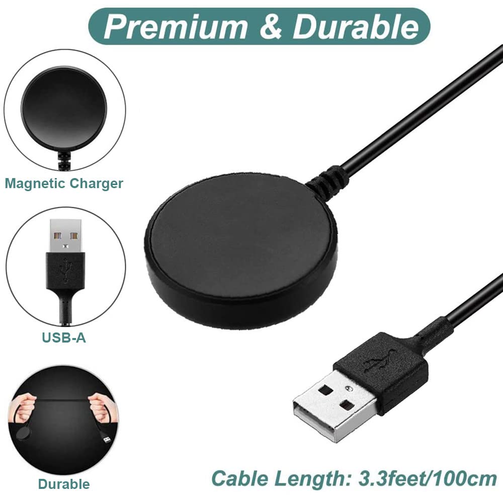 Charger For Samsung Galaxy Watch 4 Classic, Galaxy Watch 4, Galaxy Watch 3, Galaxy Watch Active 2, Galaxy Watch Active 1 Smart W