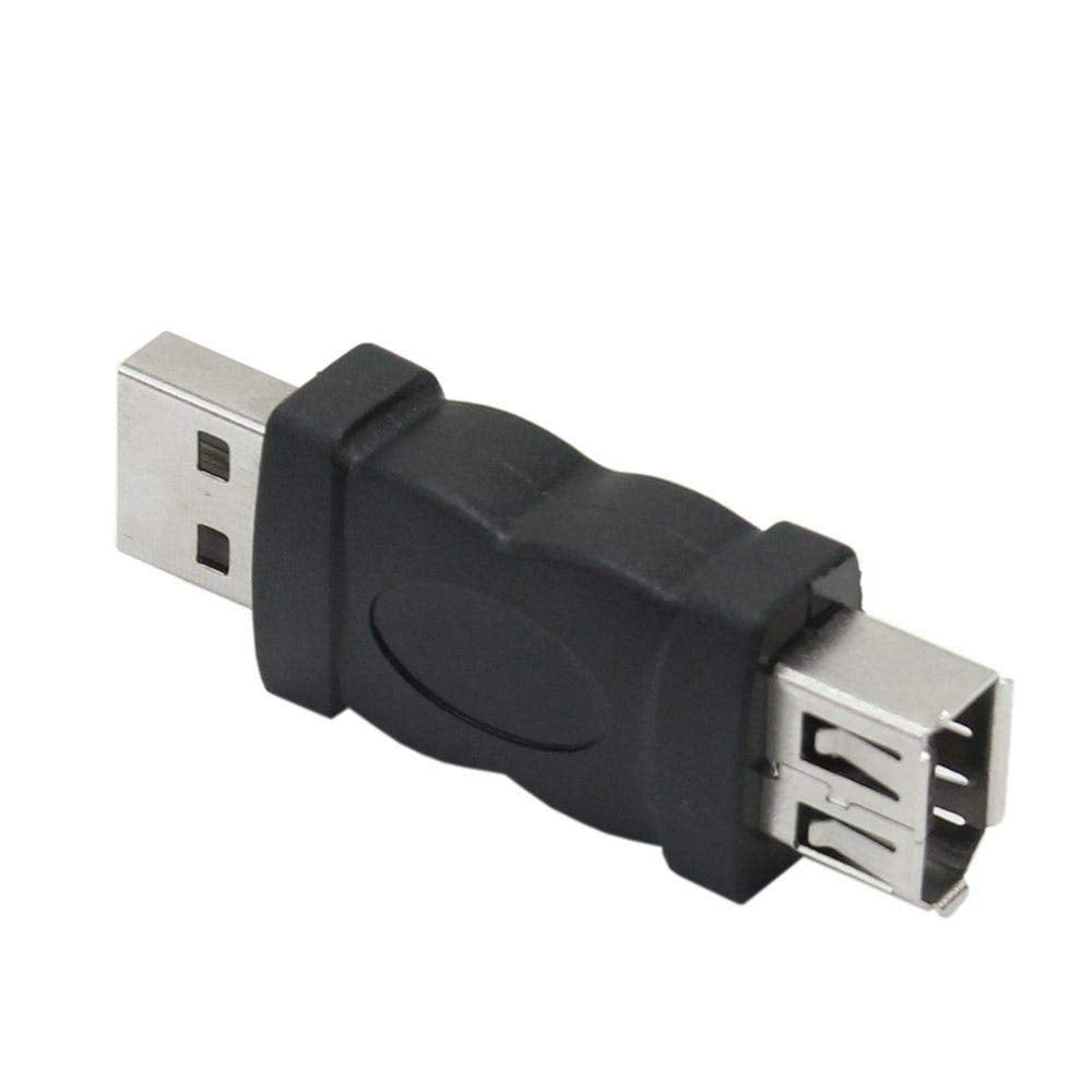 Anrank Af201394Ak Usb 2.0 Type A Male To Firewire Ieee 1394 6 Pin Female Adaptor Convertor Plug