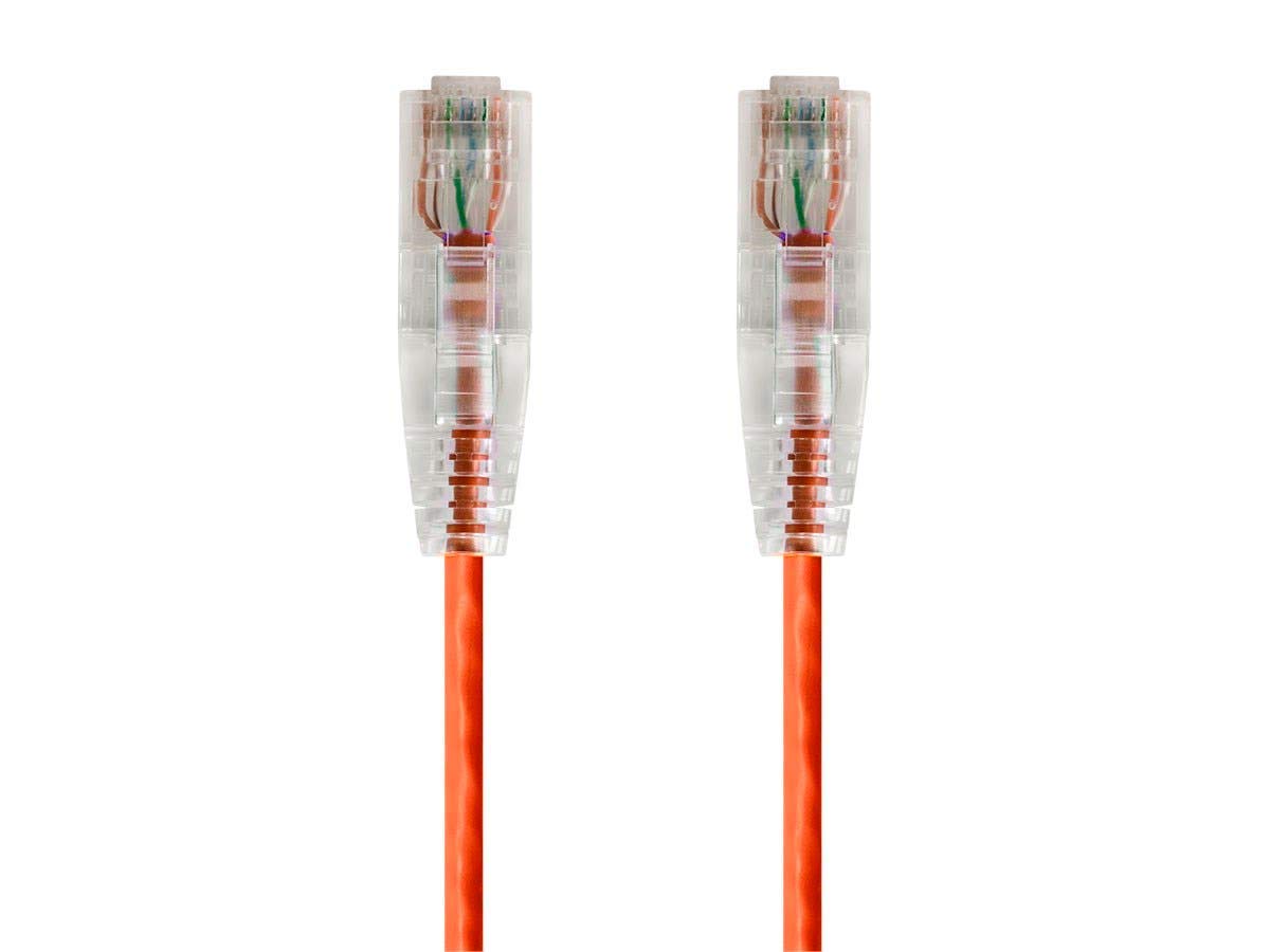 Slimrun  Cat6 Utp Cable-7Ft Orange