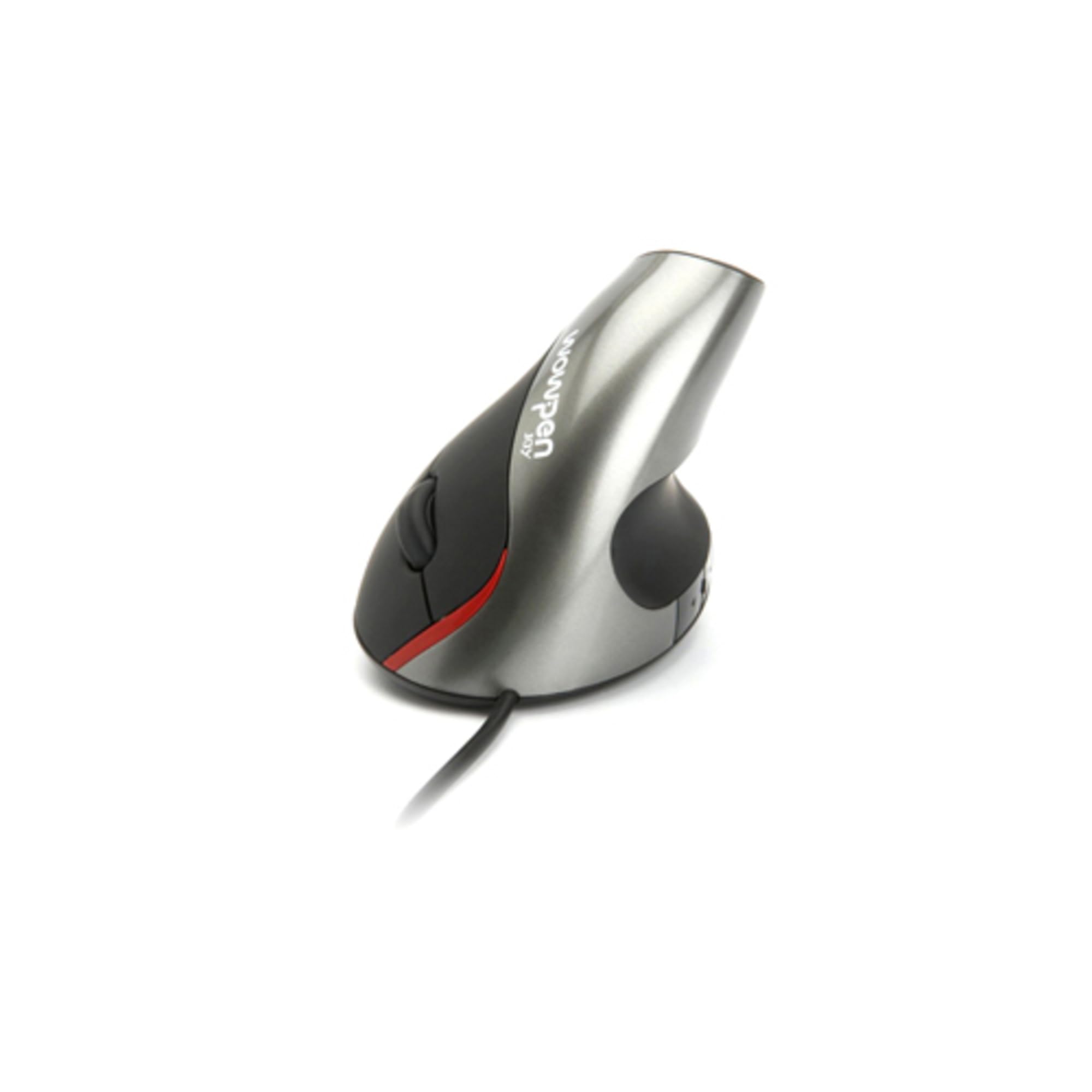 Wow Pen Joy Vertical Ergonomic Optical Mouse Silver By Ergoguys