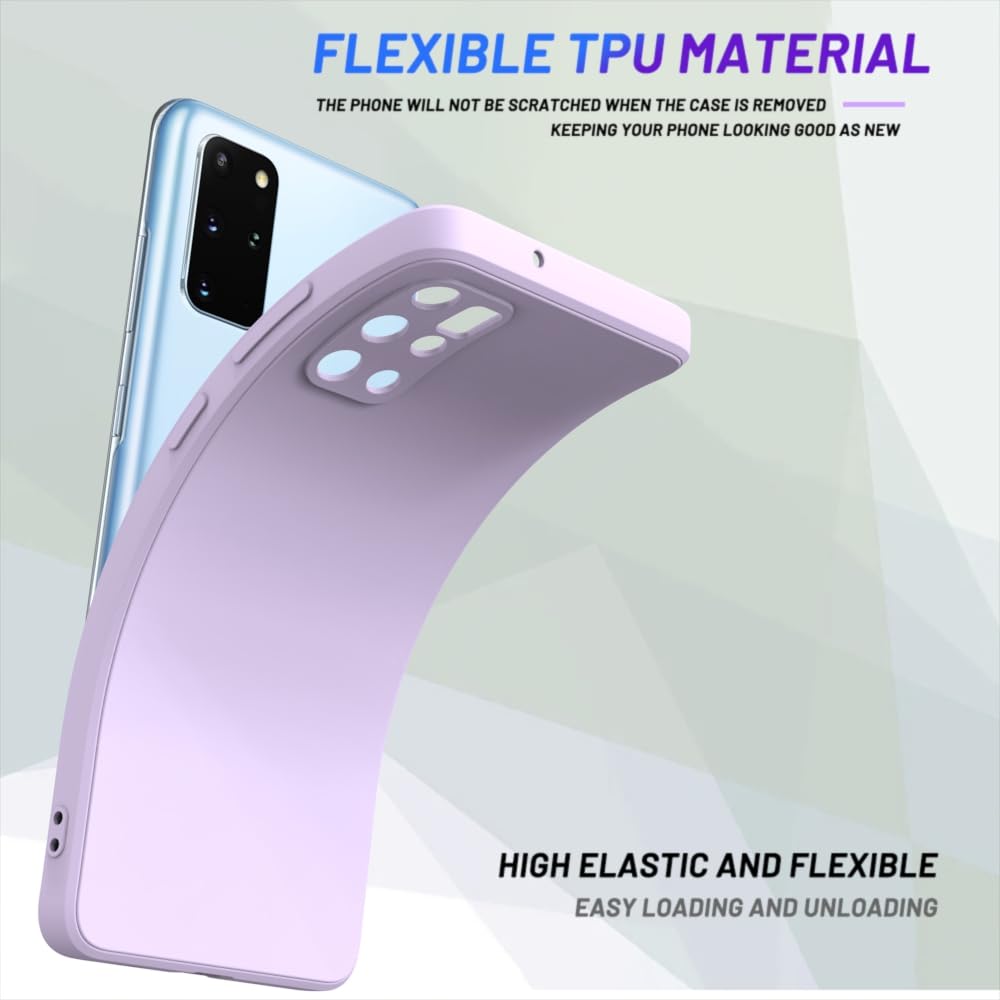 Wogroo For Samsung Galaxy S20 Plus Case Purple, Scratch Resistant With Soft Touch, Slim Thin Phone Cover For Samsung Galaxy S20