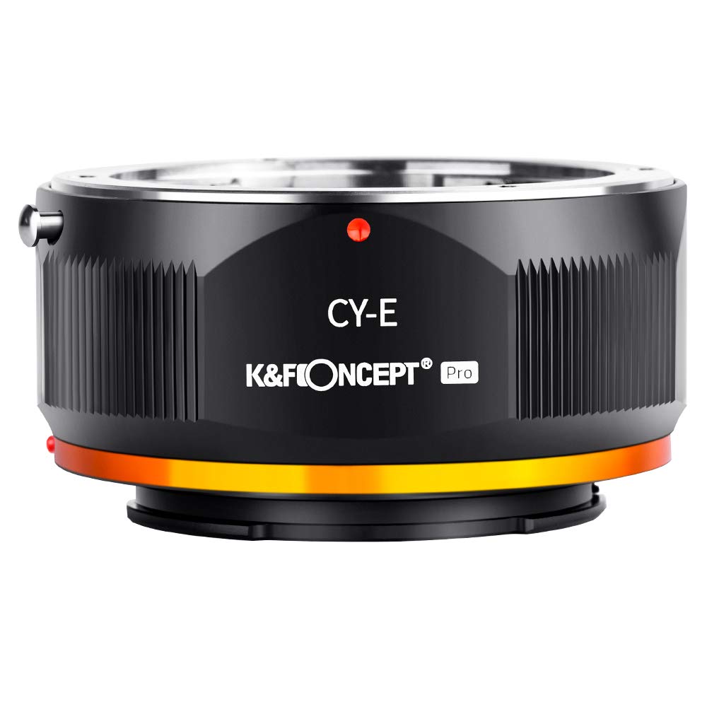 K&F Concept Lens Mount Adapter Compatible For Contax/Yashica (C/Y) Lens To Sony Alpha Nex E Mount Cameras With Matting Varnish Compatible For Sony Nex 3 Nex 3C Nex 3N Nex 5